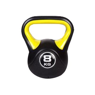 BANSUK SPORTS 彩虹壺鈴, 黑色 + 黃色, 8kg, 1個