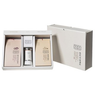 香菇鹽 500g+生薑鹽 500g+鹽 140g 2號, 1套