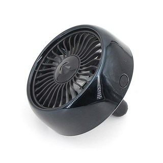 미모아 차량용 LED 무드등 3단 조절 서큘레이터, BZF30/BZ30, 블랙