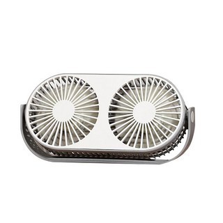 일상잡화 탁상형 듀얼 USB 선풍기, AQ-20, 화이트