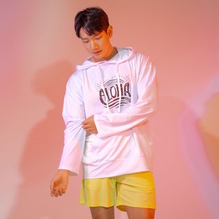 VENDIS 男款連帽印花T恤 C274+鬆緊綁帶沙灘褲套裝 M613