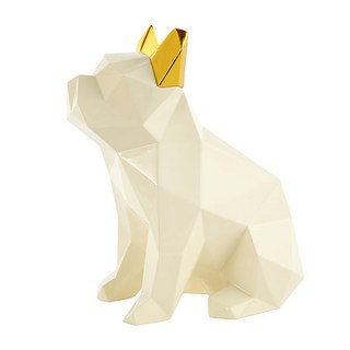 커미 小小作黨 Modern circus series Bulldog 室內裝飾品, 白色