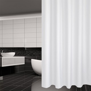 Montnoble 素色浴簾, 白色, 1個