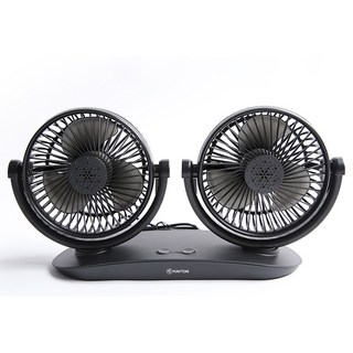 메이튼 무지개시원 3단 트윈 차량용 선풍기, TRIPLE2