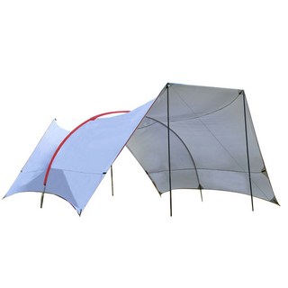 8角天幕帳+帳篷包, 白色, 1組