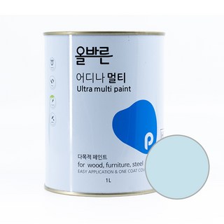 페인트인포 올바른 어디나 멀티 페인트, 스카이블루, 1L, 1개