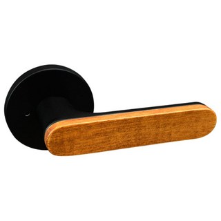 bplan 原木握把 木質黑色, 1套