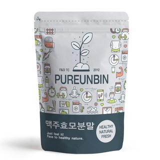 PUREUNBIN 乾燥啤酒酵母粉末粉, 1kg, 1個
