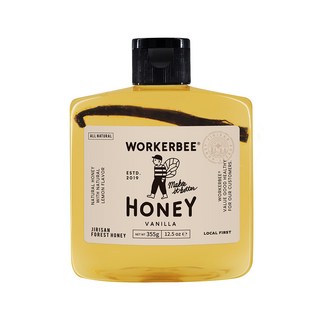 WORKERBEE 香草蜂蜜糖漿, 355g, 1瓶