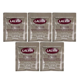 LALVIN 葡萄酒酵母, 5g, 5入