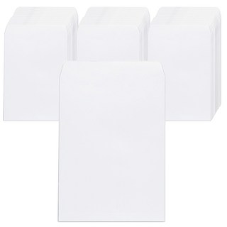 白色仿製文件信封, 100張, 100個