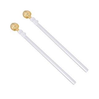 Livingda Taegeukgi 旗桿 3 級（鋁）2 件, 混色, 2個