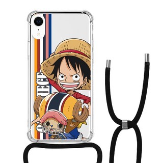 ONE PIECE 海賊王 線條掛繩防摔手機殼