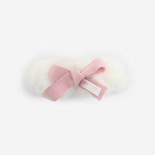 pecanori 寵物絨毛圍脖 M號 PECA6737WM, 白色, 1入