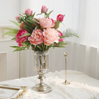 人造芍藥絲花, 深粉紅