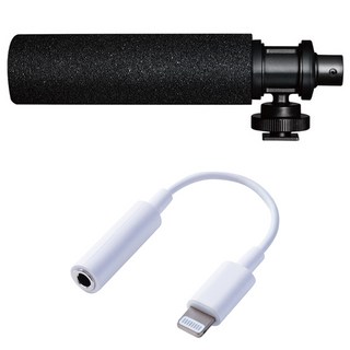 isaw VOMINI心形指向性麥克風+iPhone連接線, 單品, 1套