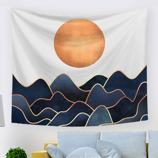 Alleophom 質感風景畫掛毯織物海報, Type10