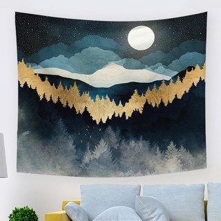 Alleophom 質感風景畫織物海報, Type26