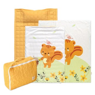 izari 孩童用一體式午睡棉被組, 松鼠款