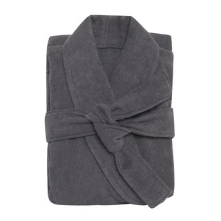 Songwol 松月 飯店專用厚款浴袍 L號, 深灰色, 1個