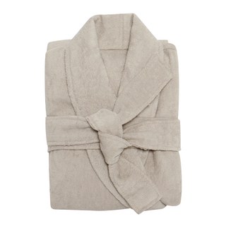 Songwol 松月 飯店專用厚款浴袍 L號, 淺褐色, 1入