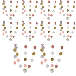 Block Mart 圓形裝飾紙串 10入, 3號