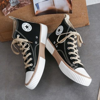 Kong K 情侶帆布高筒鞋