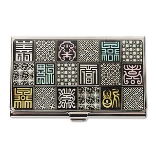 자개 나전칠기 명함케이스, 문양수복, 1개