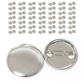 DESIGNDREAM 金屬胸章徽章製作材料 32mm, 單一顏色, 100套