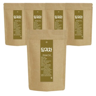 韓國產當歸茶包三角茶包, 1g, 10包, 5袋