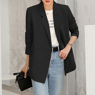 LUNAGIRL 女款長袖西裝外套