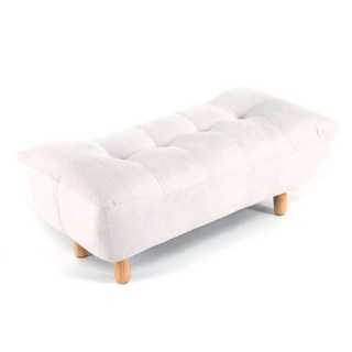 에보니아 패브릭 2인 벤치소파의자, 라이트그레이