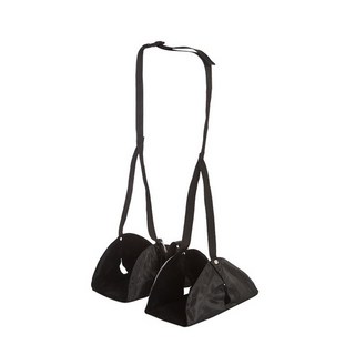 FOOTREST 機上用雙腳腳吊床, 黑色, 1個