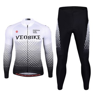 Bike Lab 男性長袖車衣長褲自行車上下套裝 VL19-01