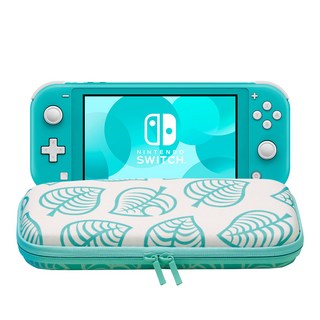 HOHOO 任天堂 Switch Lite 夏威夷風樹葉圖案硬殼收納包, 單一商品, 1個