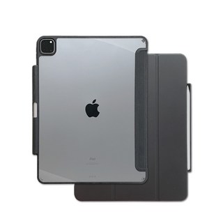 Rhino Fit Clear Shield Plus iPad 保護殼, 深灰色