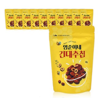 報恩大棗 英俊乾棗片, 60克, 11個