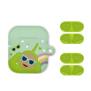 COQUAD 天線寶寶 太陽眼鏡 AirPods 1/2代 硬殼 + 防鐵粉貼紙 2入, 太陽眼鏡 迪西, 單一商品