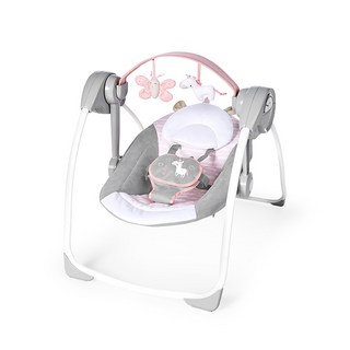 ingenuity 獨角獸造型玩偶鞦韆床, 混色