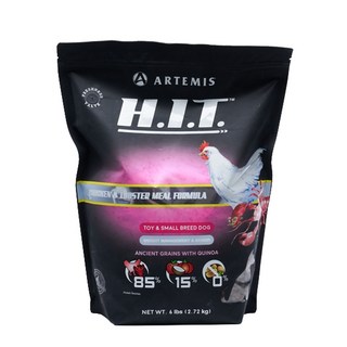 아르테미스 강아지 히트 치킨 앤 랍스타 포뮬라 토이앤스몰 브리드 기능성 사료, 다이어트(체중관리), 2.72kg, 1개