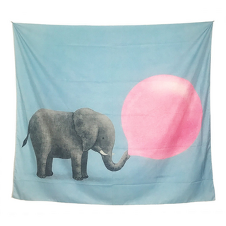 人像畫掛布 XL號, 泡泡糖大象