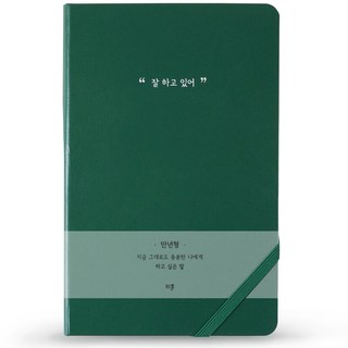 리훈 하고싶은말 다이어리 만년형, 딥그린잘하고있어, 1개