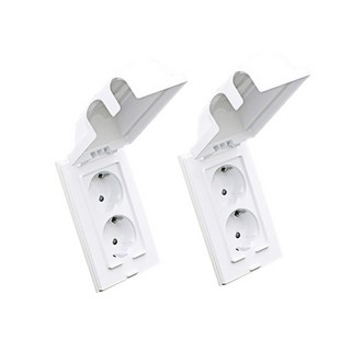 防水型2孔插座, 2個