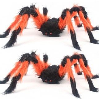 大型蜘蛛模型, 黑橘色, 2個