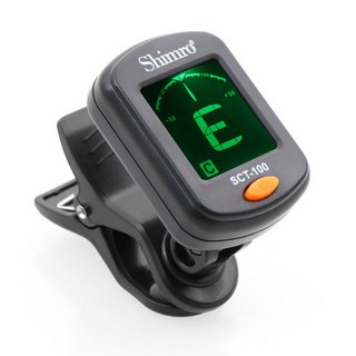 심로 기타 튜너, SCT-100, 백라이트(녹색 + 하얀색), 1개