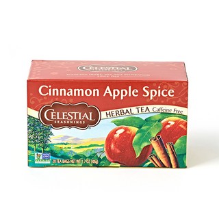 CELESTIAL SEASONINGS 詩尚草本 蘋果肉桂香料茶包, 2.4g, 20包, 1盒