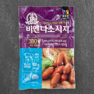 주부구단 목우촌 비엔나 소시지, 450g, 1개