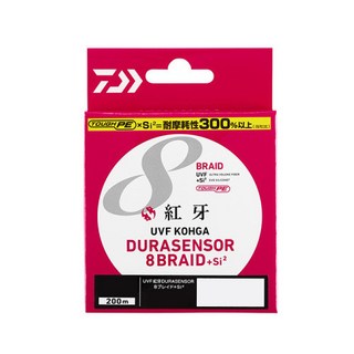 DAIWA 大和 UVF 紅牙 DURA SENSOR 釣魚線 X8+SI2, 混色, 1個