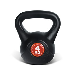 EGOJIN 壺鈴, 黑色, 4kg, 1個