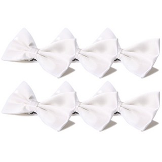 性感兔女郎領結, 白色, 6個